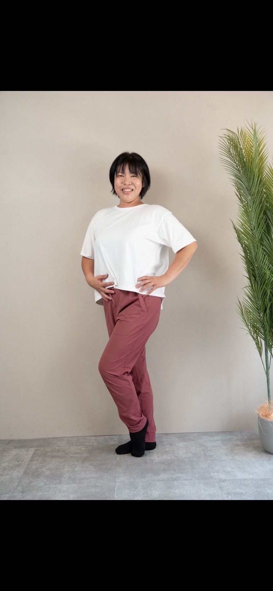 かずの挑戦前の一枚目